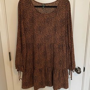 Leopard print dress